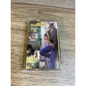 Alan Jackson Here In The Real World Cassette Tape 1989 Arista AC-8623 Country